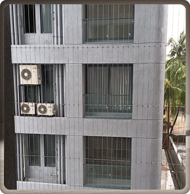 Durable Pigeon Nets to Protect Your Space - Free Measurement and Installation by AS Enterprises
									Solution in Vapi, Silvassa, Valsad, Gujarat, and Mumbai! Call Now: 8051800912